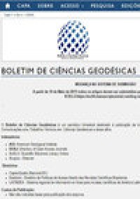 Boletim De Ciencias Geodesicas